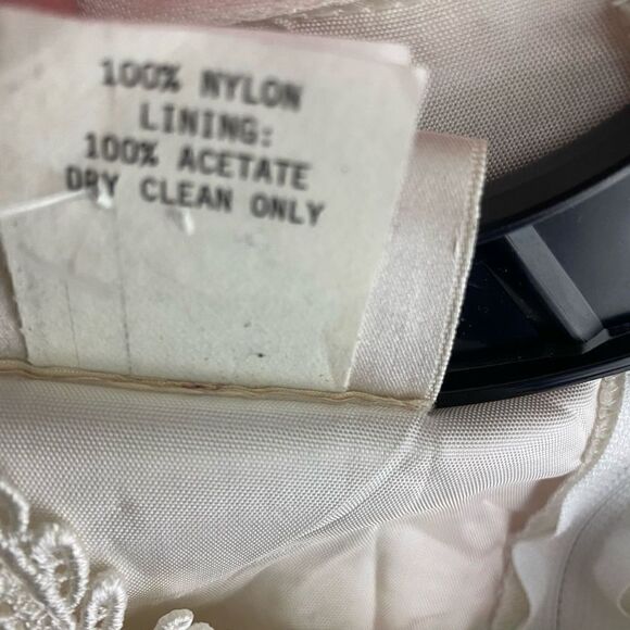 Storybook Heirloom White Embroidered Lace Dress - Picture 7 of 7